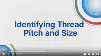 Watch the video Identifying Thread Pitch and Size and Download the Swagelok Thread and End Connection Identification Guide 