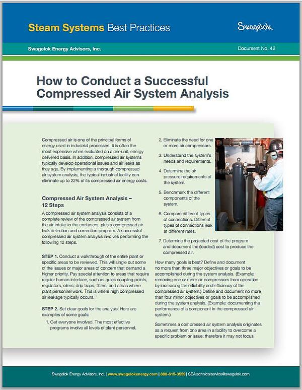 Compressed Air | Leak Detection | System Analysis | Swagelok California