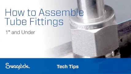 How to Assemble Swagelok Tube Fittings