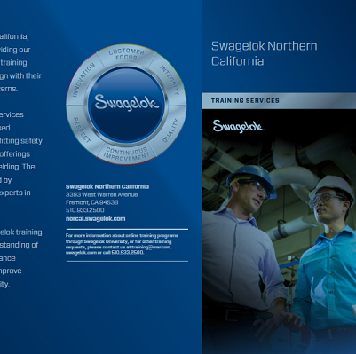Click to download the Swagelok Training Overview Brochure Click to download the Swagelok Training Overview Brochure
