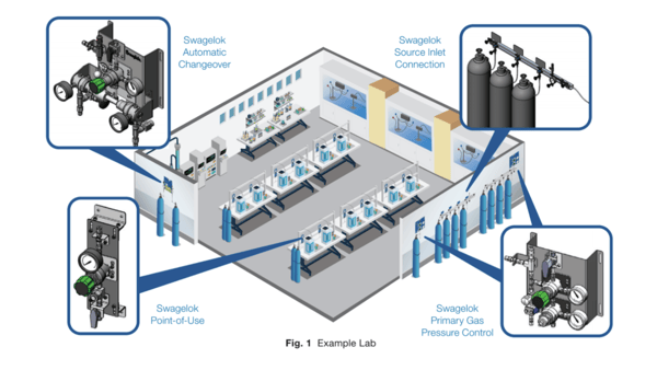Swagelok Gas Distribution Systems - Standard Subsystems - Example Lab