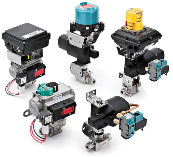 Actuation Gives Swagelok Ball Valves Extra Versatility
