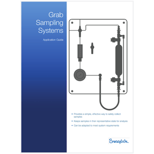 Details on 15 standard grab sample panel designs, a product selection matrix, and more