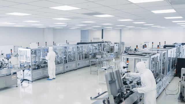 Sterile High Precision Semiconductor Manufacturing Laboratory