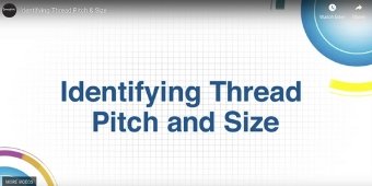 Identifying thread pitch and size