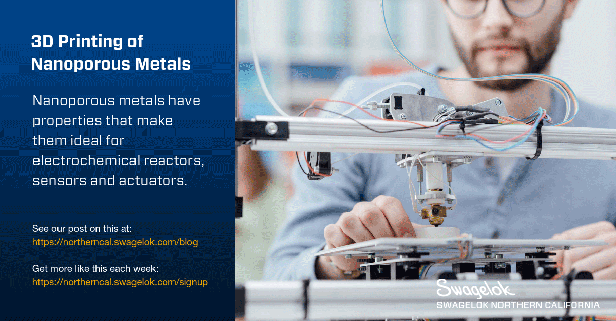 3D Printing of Nanoporous Metals