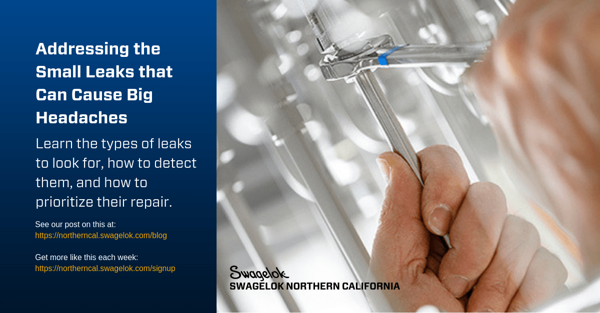 Addressing the Small Leaks that Can Cause Big Headaches