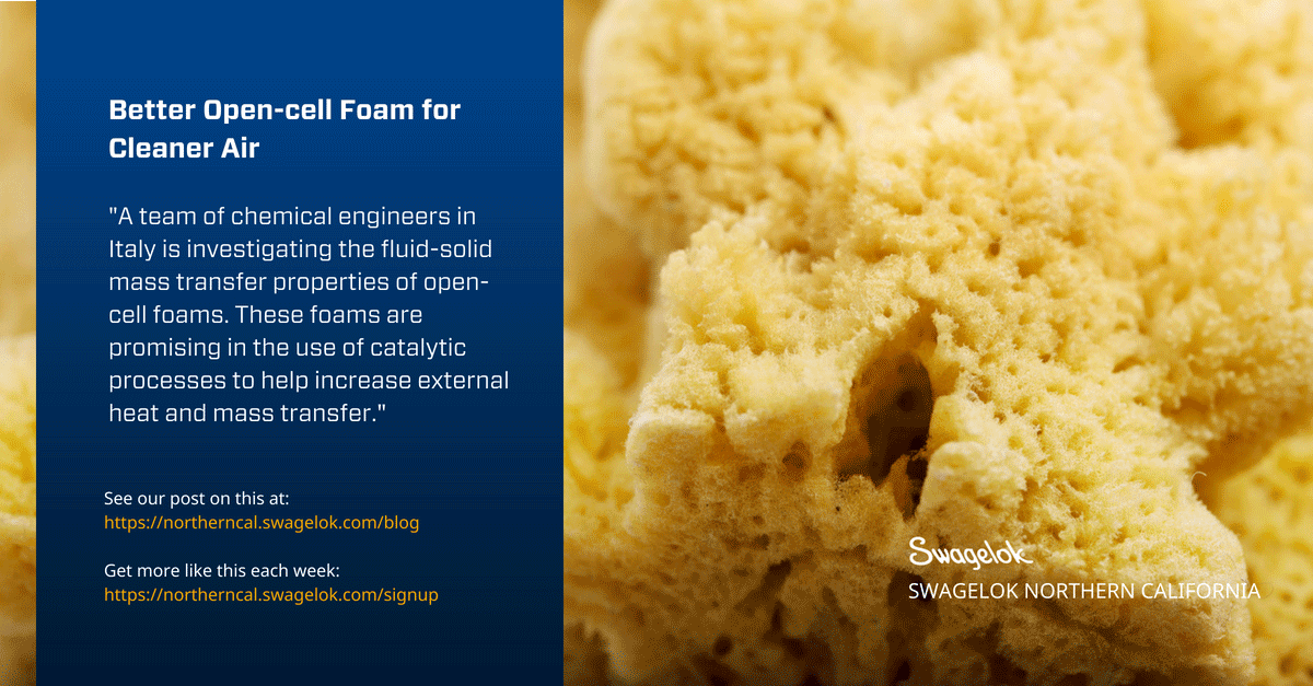 Working Towards a Better Open-Cell Foam for Cleaner Air