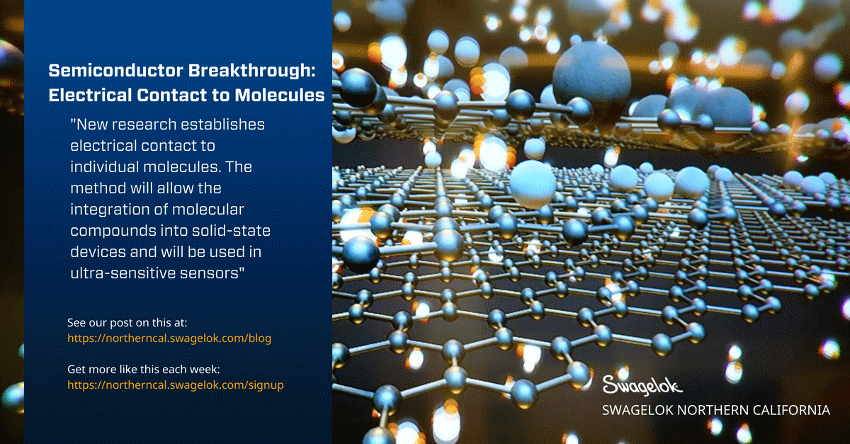 Semiconductor Breakthrough: Electrical Contact to Molecules