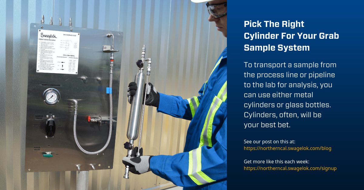Pick The Right Cylinder For Your Grab Sample System