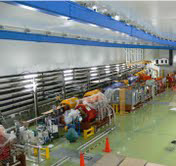The beam line to extract and transport beams from accelerator to the target. It is constructed from more than 100 electromagnets. More than 10,000 Swagelok tube fittings are used in the facility (J-PARC).