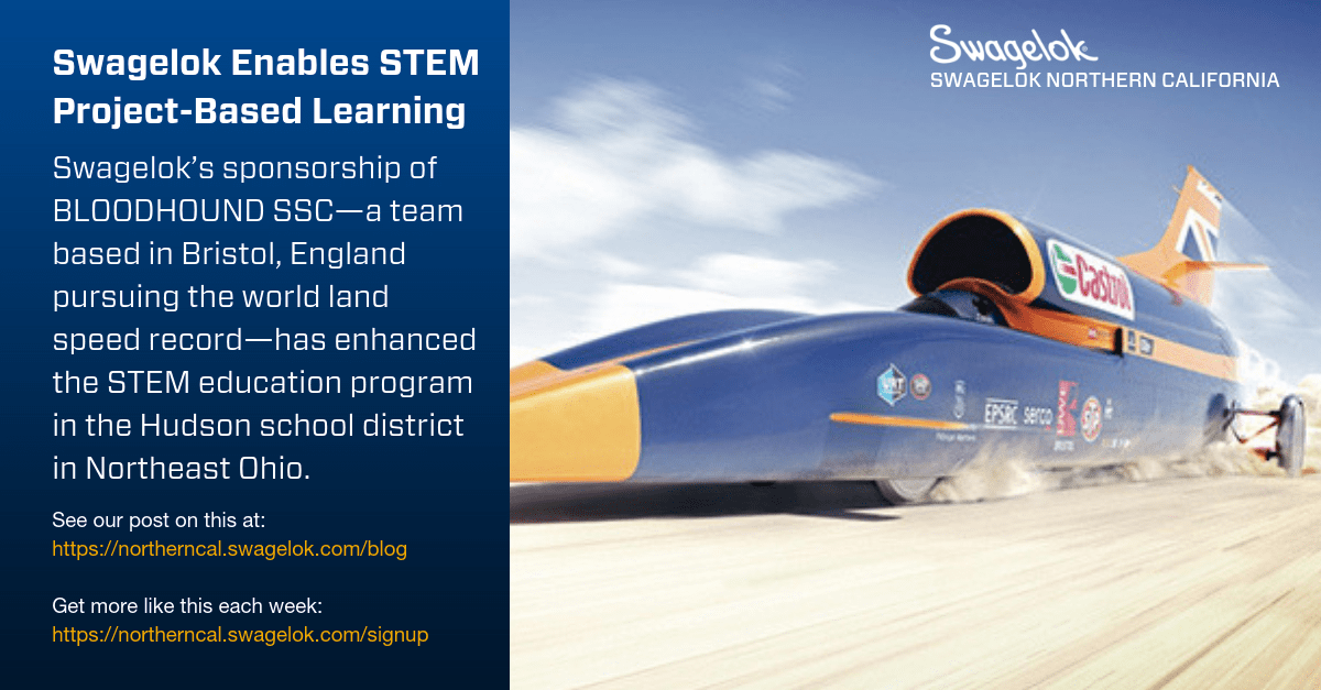 Swagelok Enables STEM Project-Based Learning