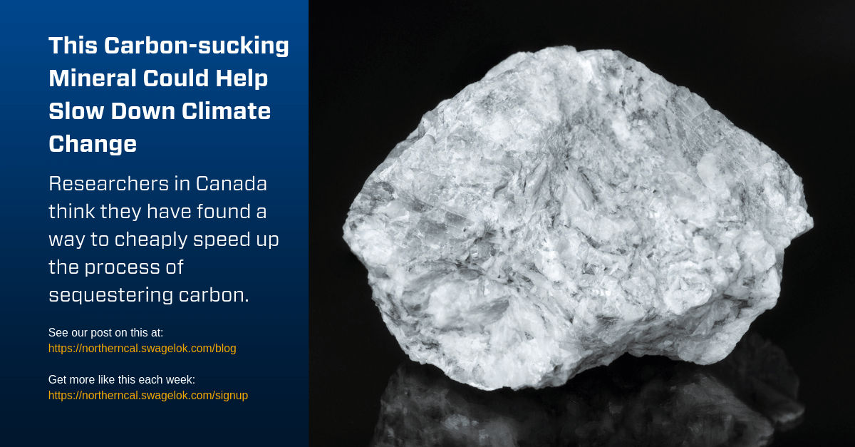 This Carbon-sucking Mineral Could Help Slow Down Climate Change