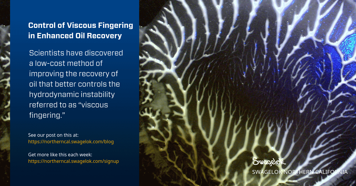 Control of Viscous Fingering in Enhanced Oil Recovery