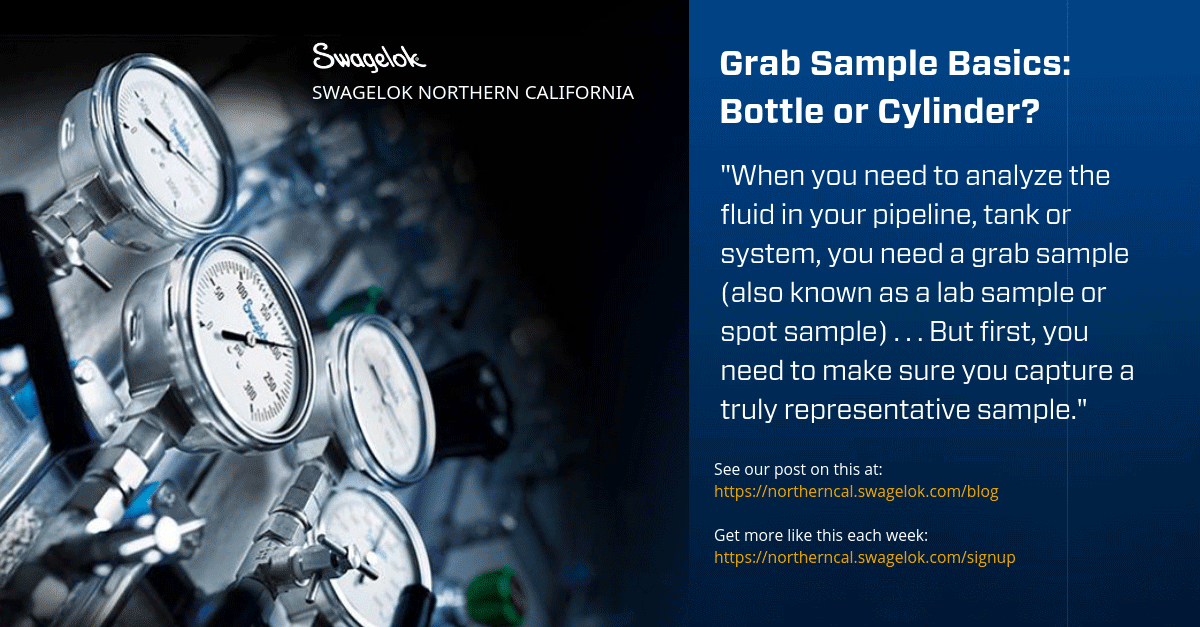 Grab Sample Basics: Bottle or Cylinder?
