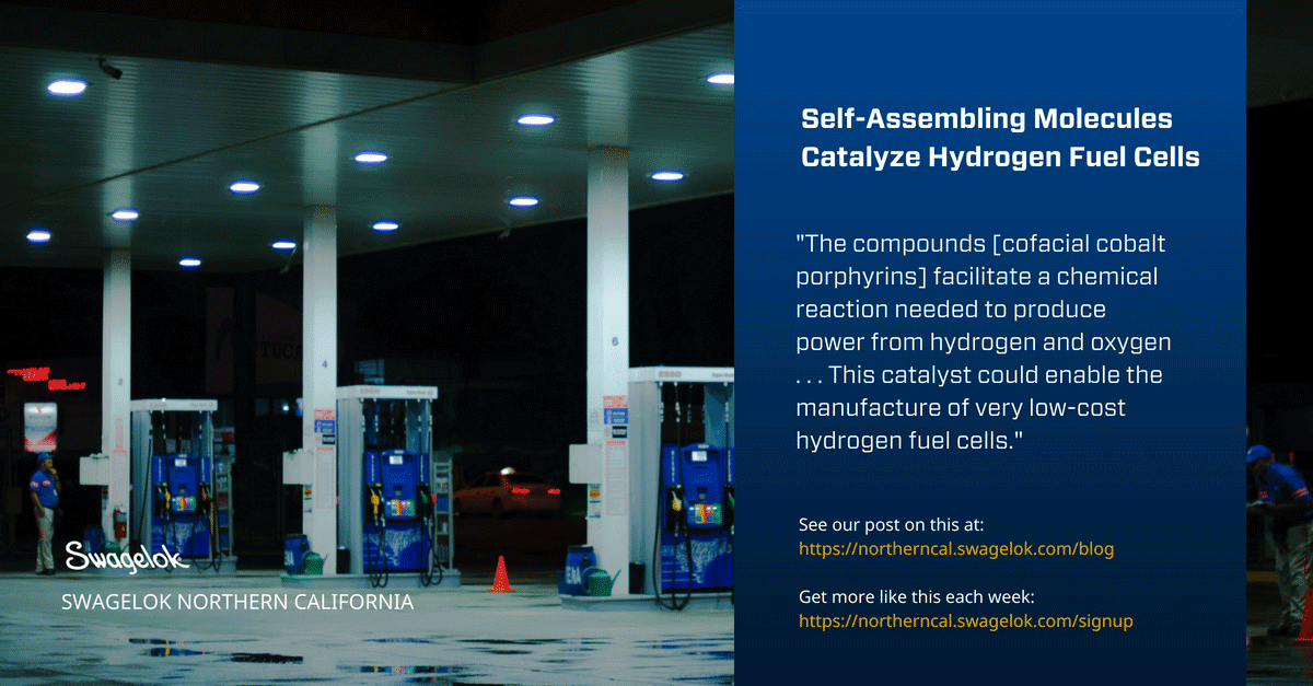 Self-Assembling Molecules Catalyze Hydrogen Fuel Cells
