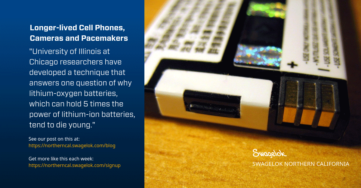 Longer-lived Cell Phones, Cameras and Pacemakers