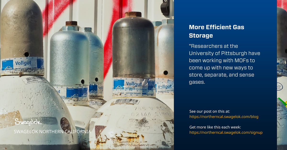 More Efficient Gas Storage