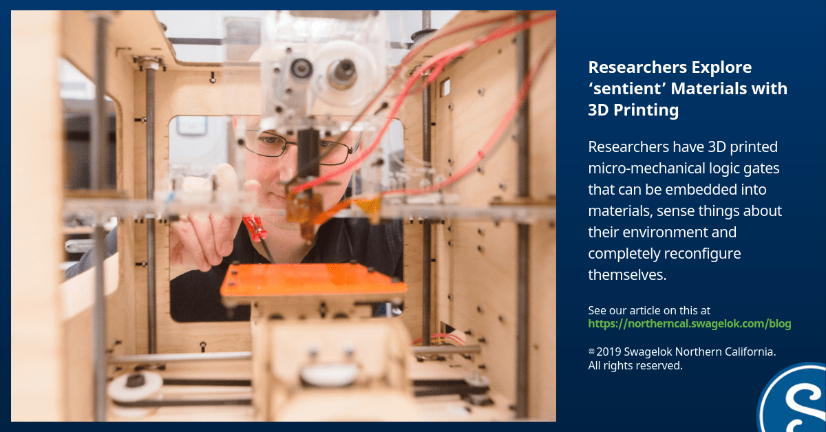 Lawrence Livermore Researchers Explore ‘sentient’ Materials with 3D Printing