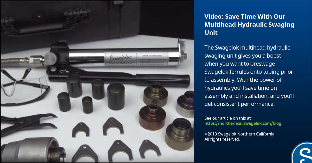 Save Time With Our Multihead Hydraulic Swaging Unit