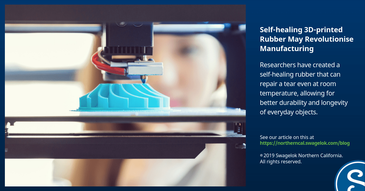 Incredible Self-healing 3D-printed Rubber Could Revolutionise Manufacturing
