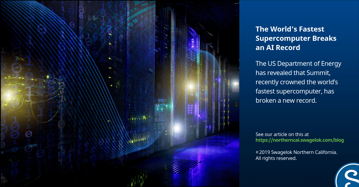 The World’s Fastest Supercomputer Breaks an AI Record